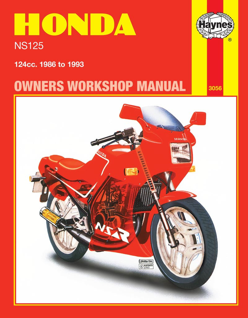 Honda NS125 owners workshop repair manual, Haynes, model years 1986-1993