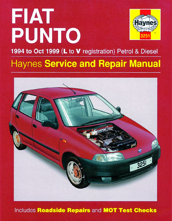 Fiat Punto Petrol & Diesel (94 - Oct 99) Haynes Repair Manual