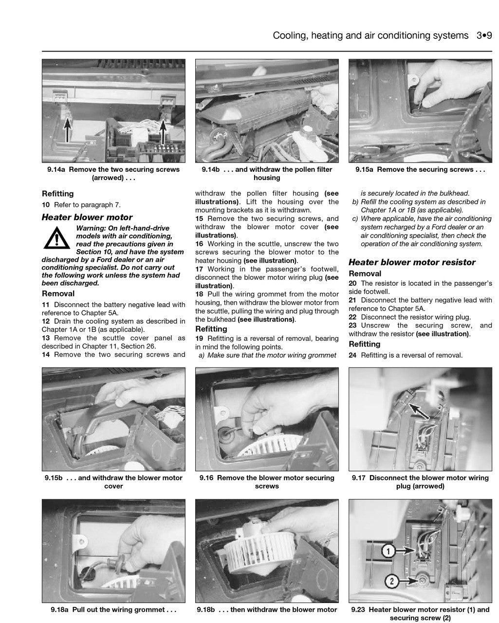 Ford Fiesta Petrol & Diesel (Oct 95 - Mar 02) Haynes Repair Manual