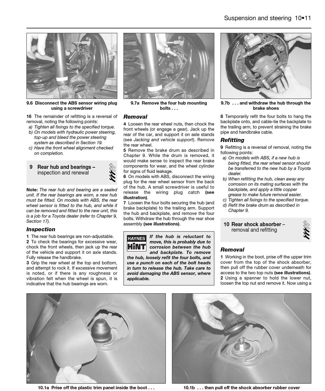 Toyota Yaris Petrol 1999 - 2005 Haynes Workshop Repair Manual