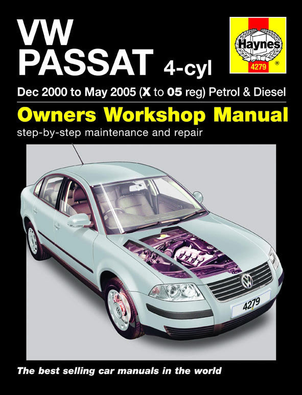 VW Passat Petrol & Diesel (Dec 2000 - May 2005) Haynes Repair Manual