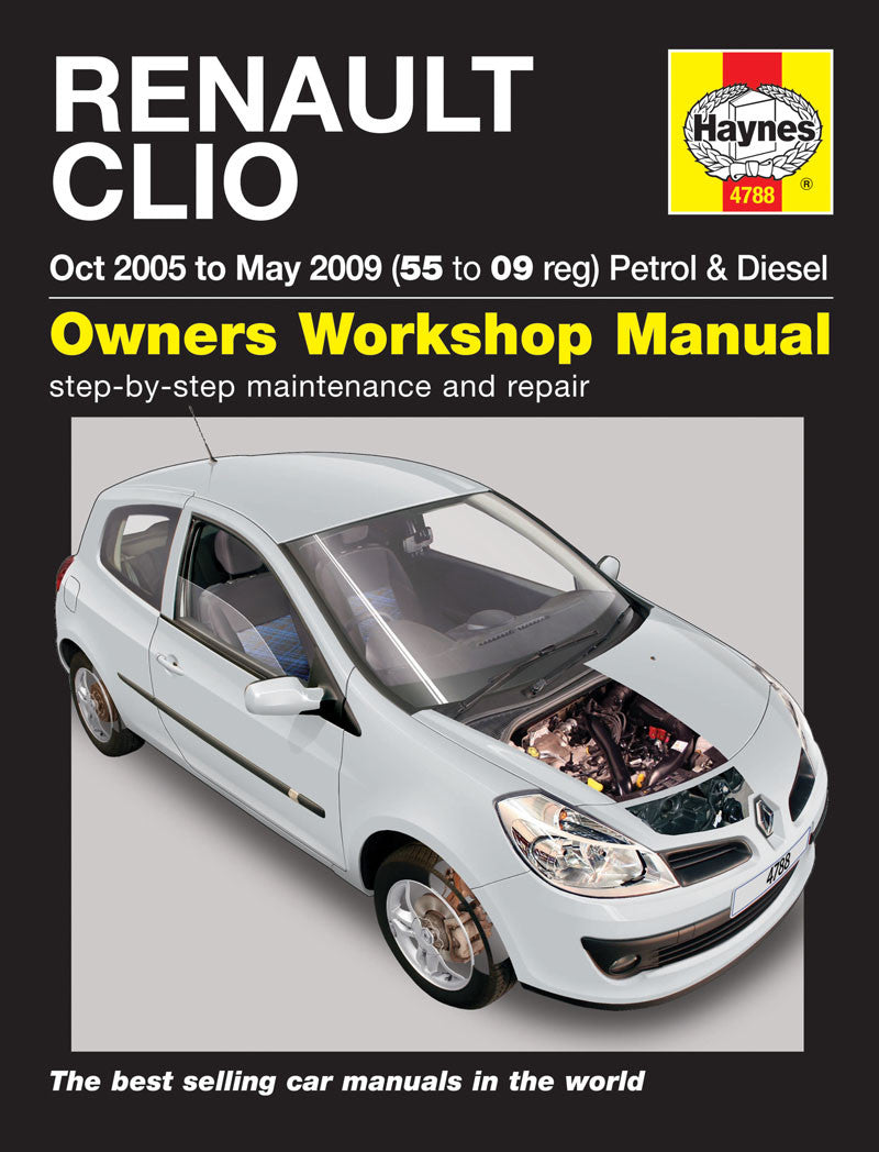 Renault Clio 2005 - 2009 Petrol & Diesel Haynes Workshop Manual