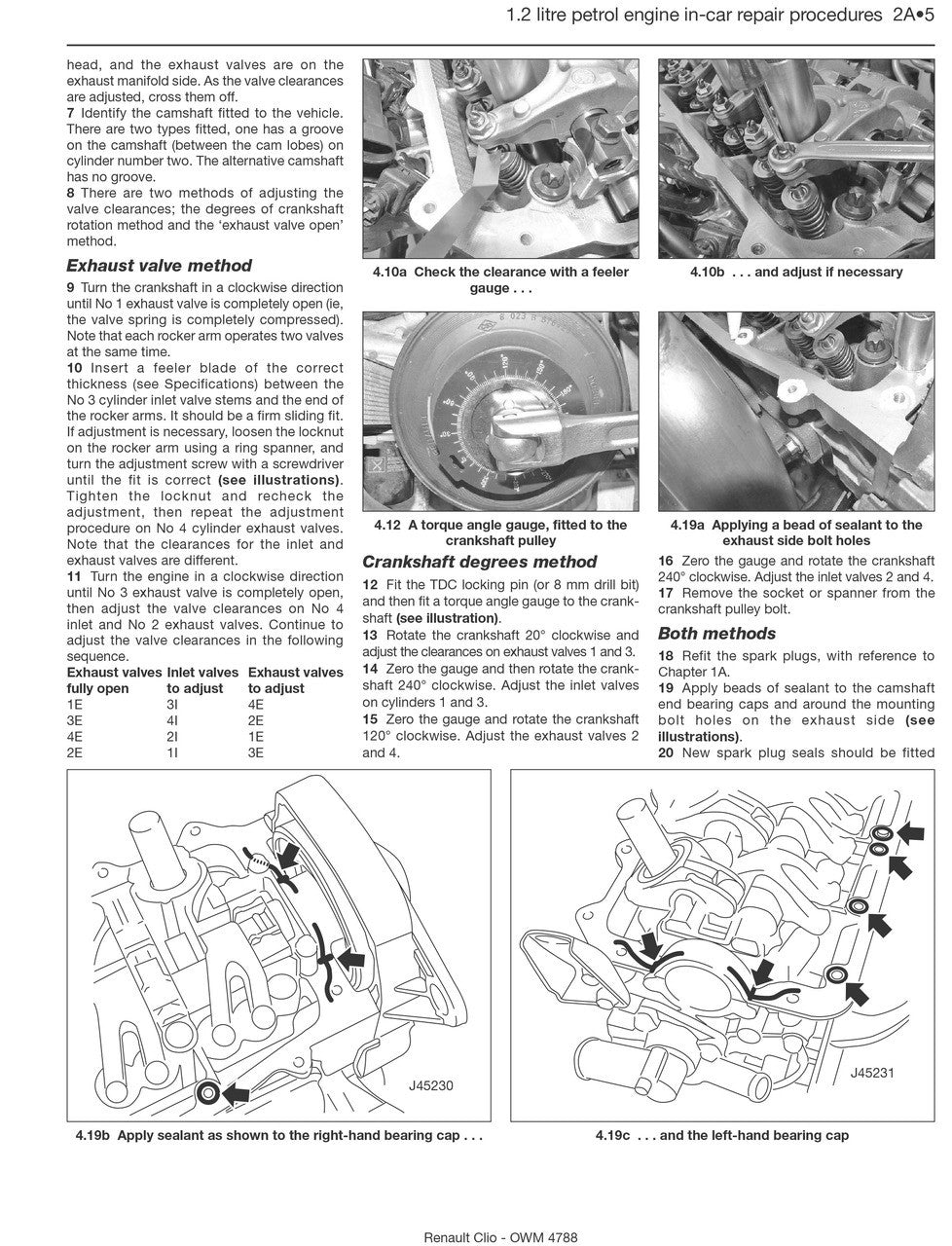 Renault Clio 2005 - 2009 Petrol & Diesel Haynes Workshop Manual