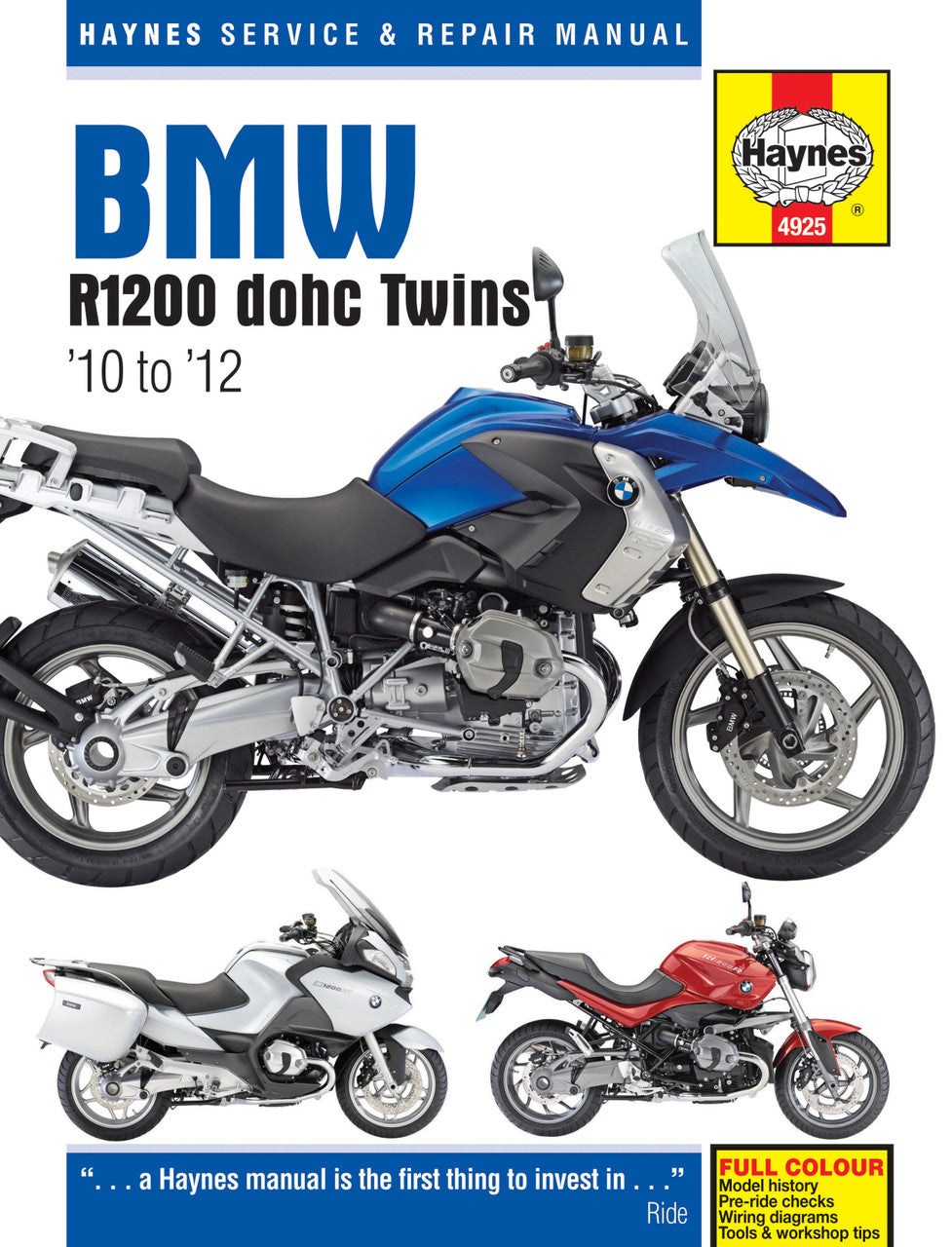 BMW R1200 dohc (10 - 12) Haynes Repair Manual