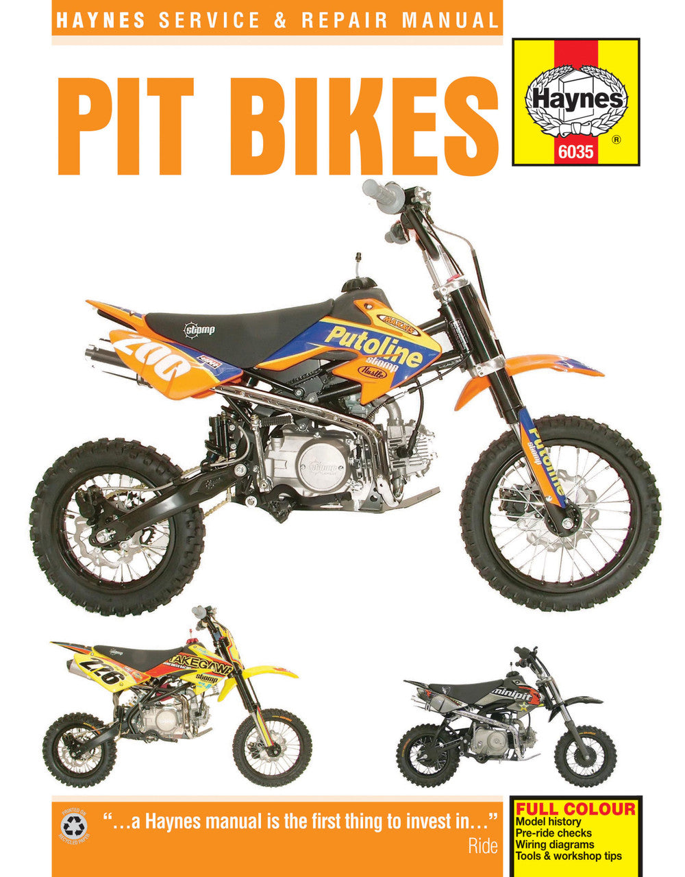 Pit Bikes Haynes Repair Manual