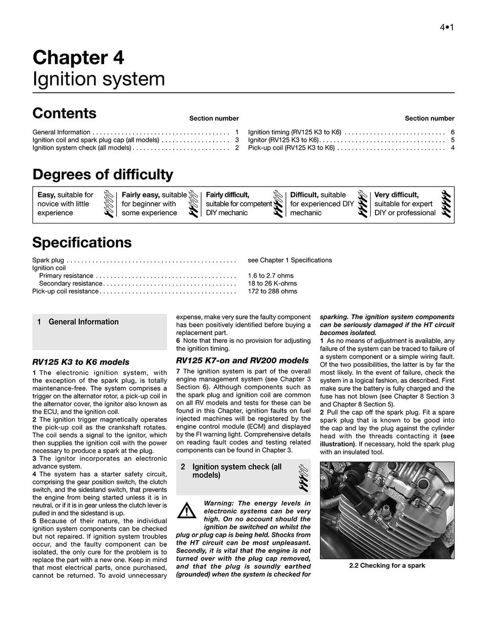 Suzuki RV125 / RV200 VanVan 2003 - 2017 Workshop Manual (9781785213557)