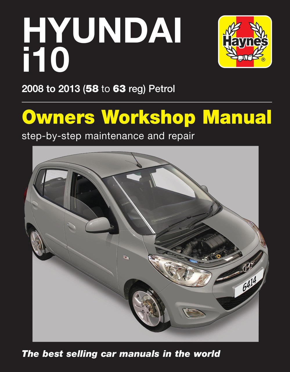 Hyundai i10 2008 - 2013 58 to 63 Petrol Haynes Workshop Repair Manual (9781785214141)