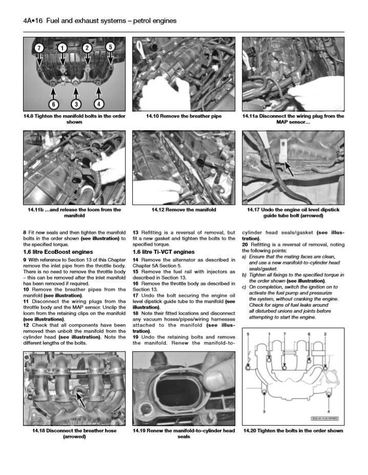 Ford Focus Petrol & Diesel 64 to 18 Oct 2014 - 2018 Haynes Repair Workshop Manual (9781785214172)