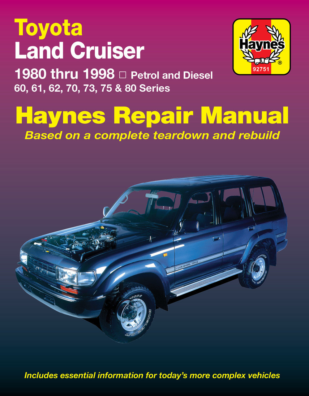 Toyota Land Cruiser FJ &amp; FZJ Series 1980 - 1998 Workshop Manual
