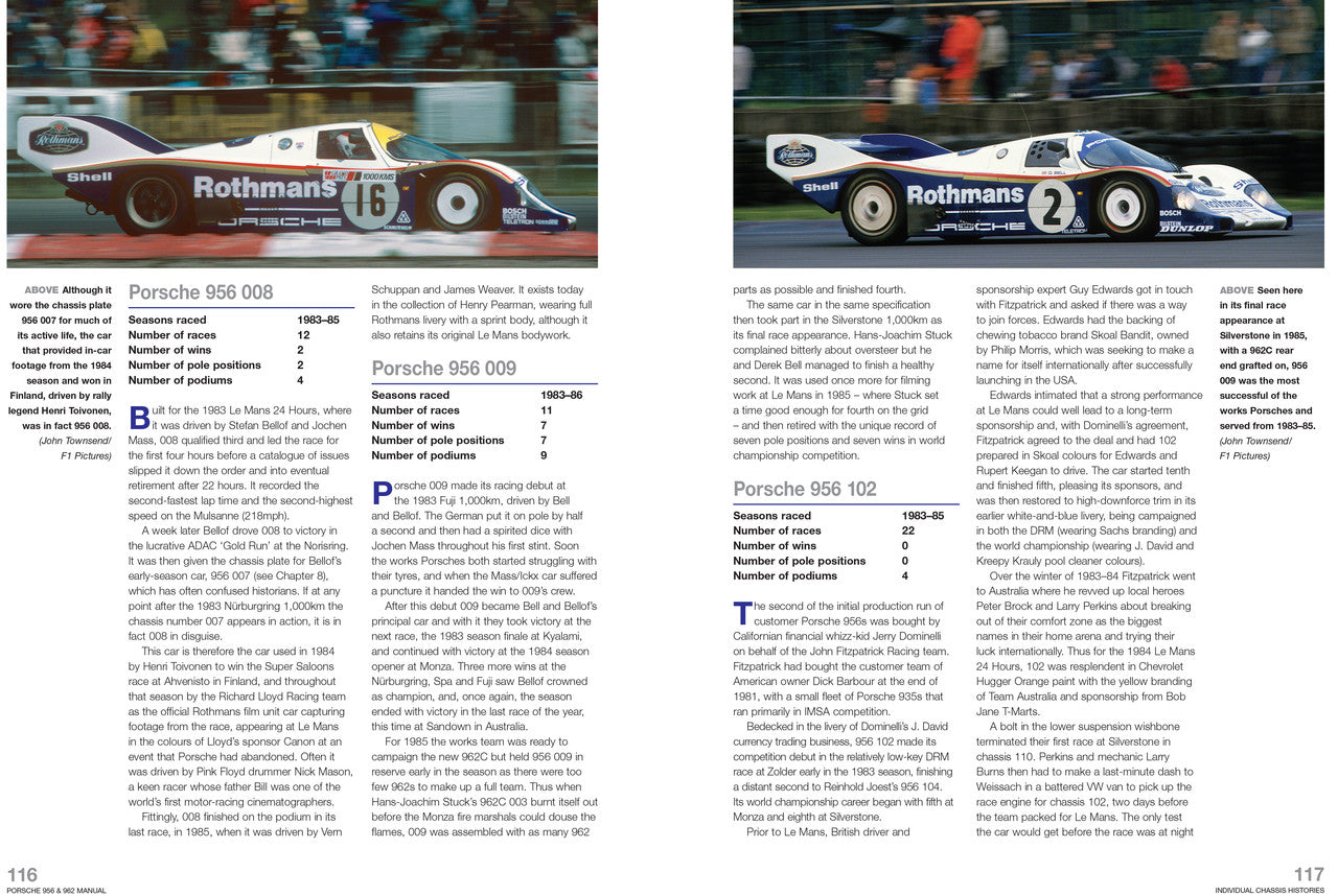 Porsche 956 and 962 Owners' Workshop Manual