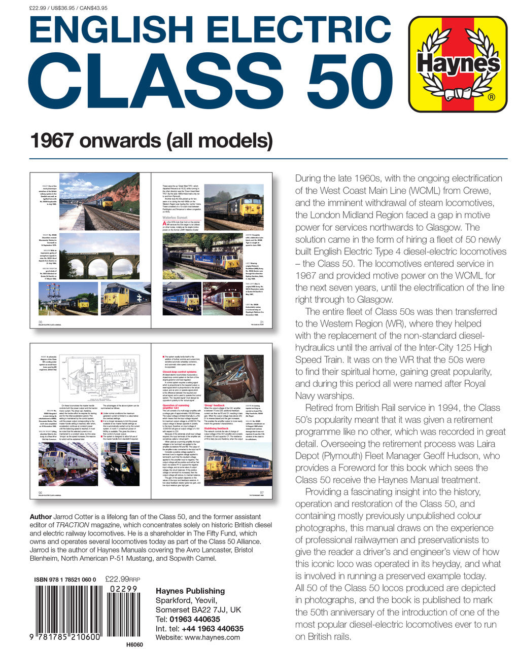 English Electric Class 50 Diesel Locomotive Owners Workshop Manual