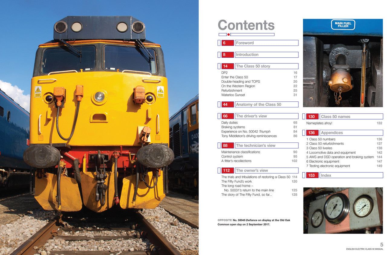 English Electric Class 50 Diesel Locomotive Owners Workshop Manual