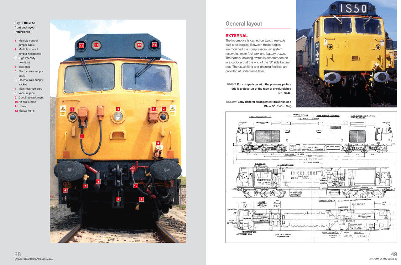 English Electric Class 50 Diesel Locomotive Owners Workshop Manual