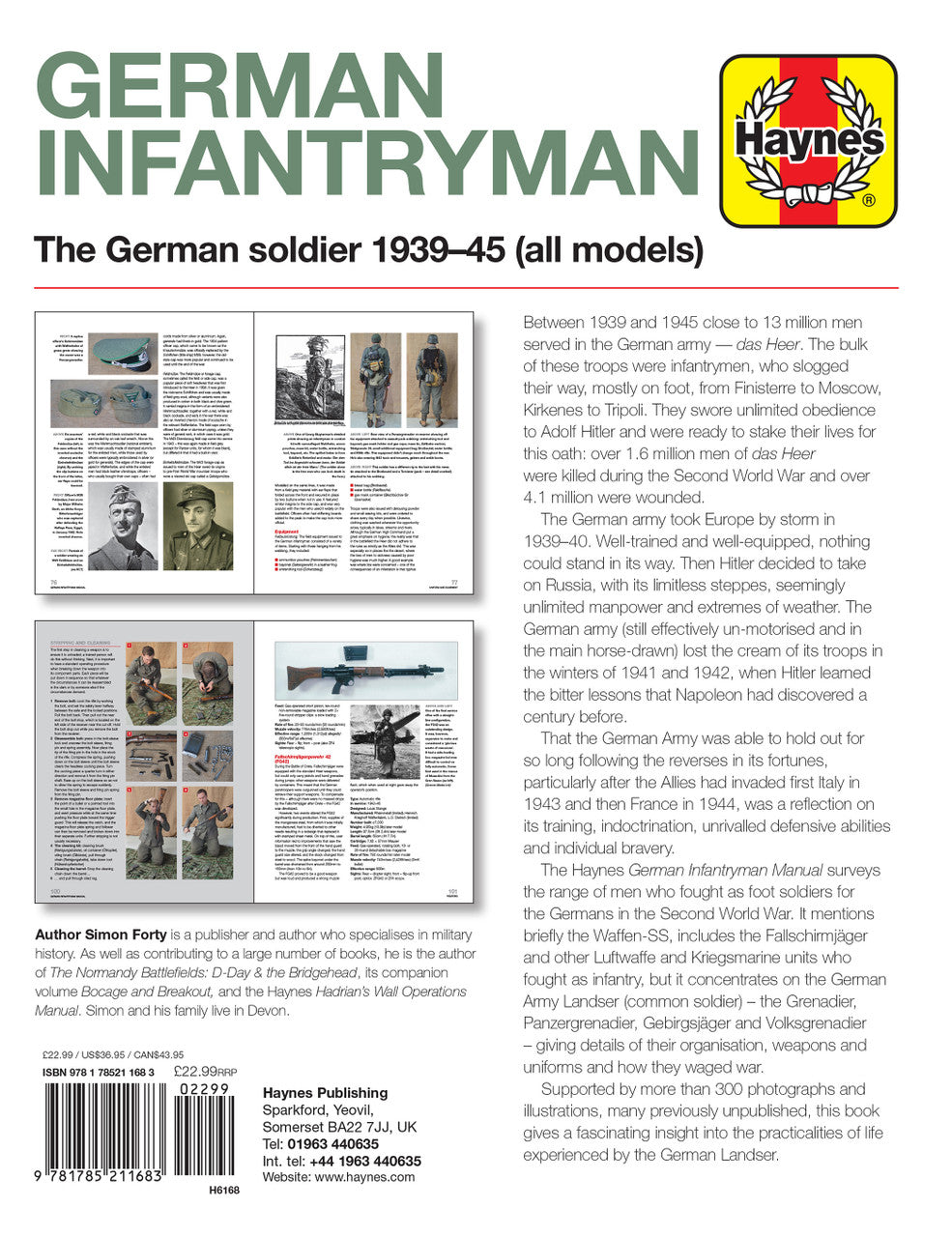 German Infantryman - The German Soldier 1939 - 1945 Haynes Operations Manual (9781785211683)