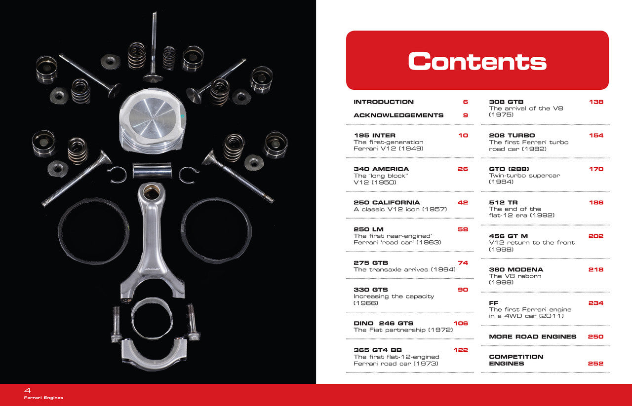 Ferrari Engines Enthusiasts' Manual - 15 Iconic Ferrari Engines from 1947 to the Present (9781785212086)