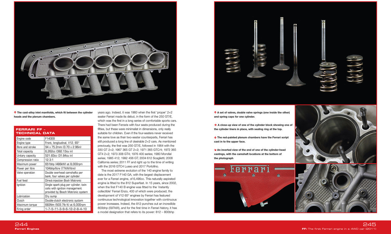 Ferrari Engines Enthusiasts' Manual - 15 Iconic Ferrari Engines from 1947 to the Present (9781785212086)