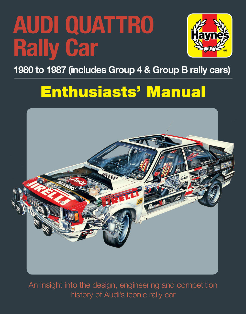 Audi Quattro Rally Car 1980 - 1987 (Includes Group 4 & Group B rally cars) Enthusiats' Manual (9781785212505)