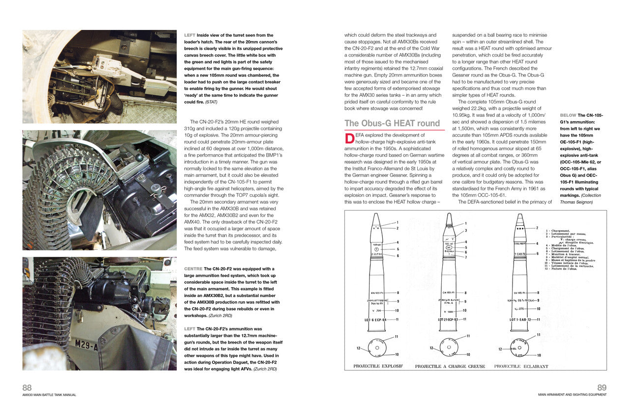 AMX30 Main Battle Tank 1960 - 2019 Haynes Enthusiasts' Manual (9781785216480)