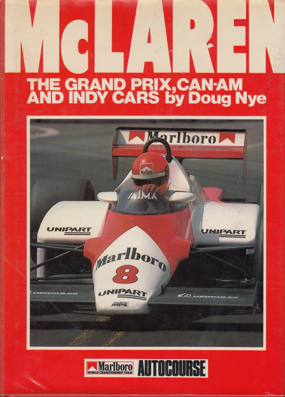 McLaren: Grand Prix, Can-Am and Indy Cars (Oct 1983, hardcover by Doug Nye) (9780905138282)