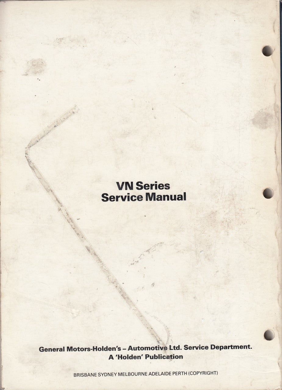 Holden Commodore Calais VN Series 3.8 Litre V6 Engine Repair Service Workshop Manual (Vol 3)