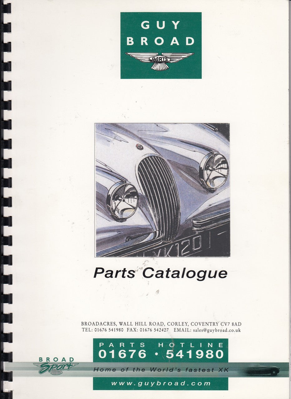 Jaguar XK120 Parts Catalogue