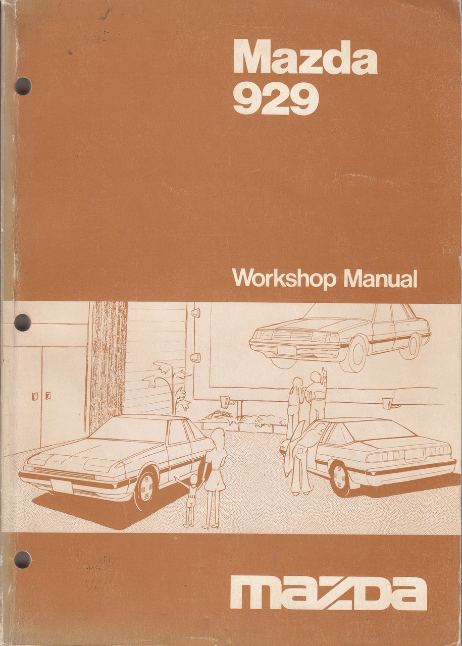 Mazda 929 2.0 Litre 1981 - 1983 Original Factory Workshop Manual Genuine