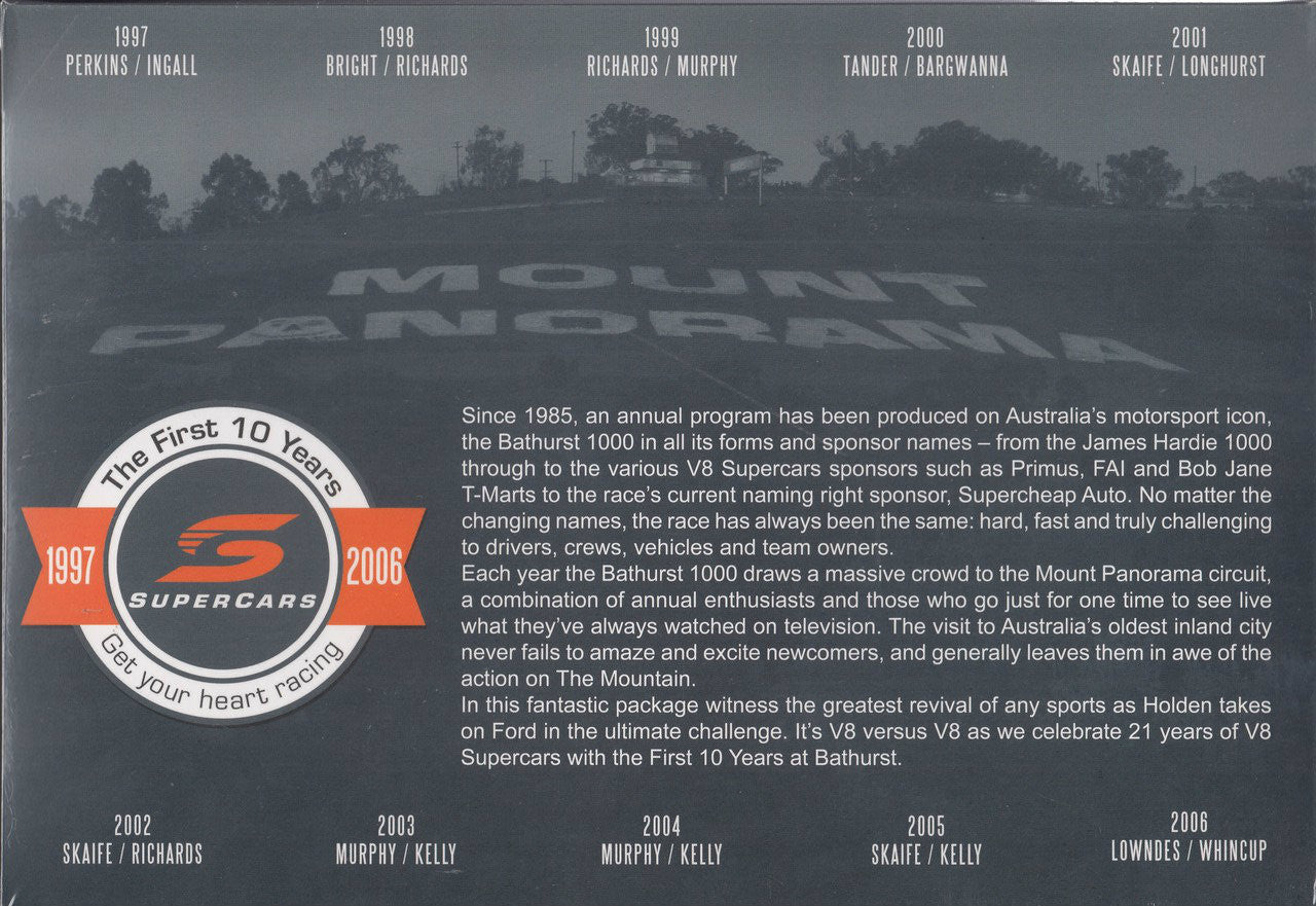 Bathurst Highlights The First Ten Years 1997 to 2006 DVD Set