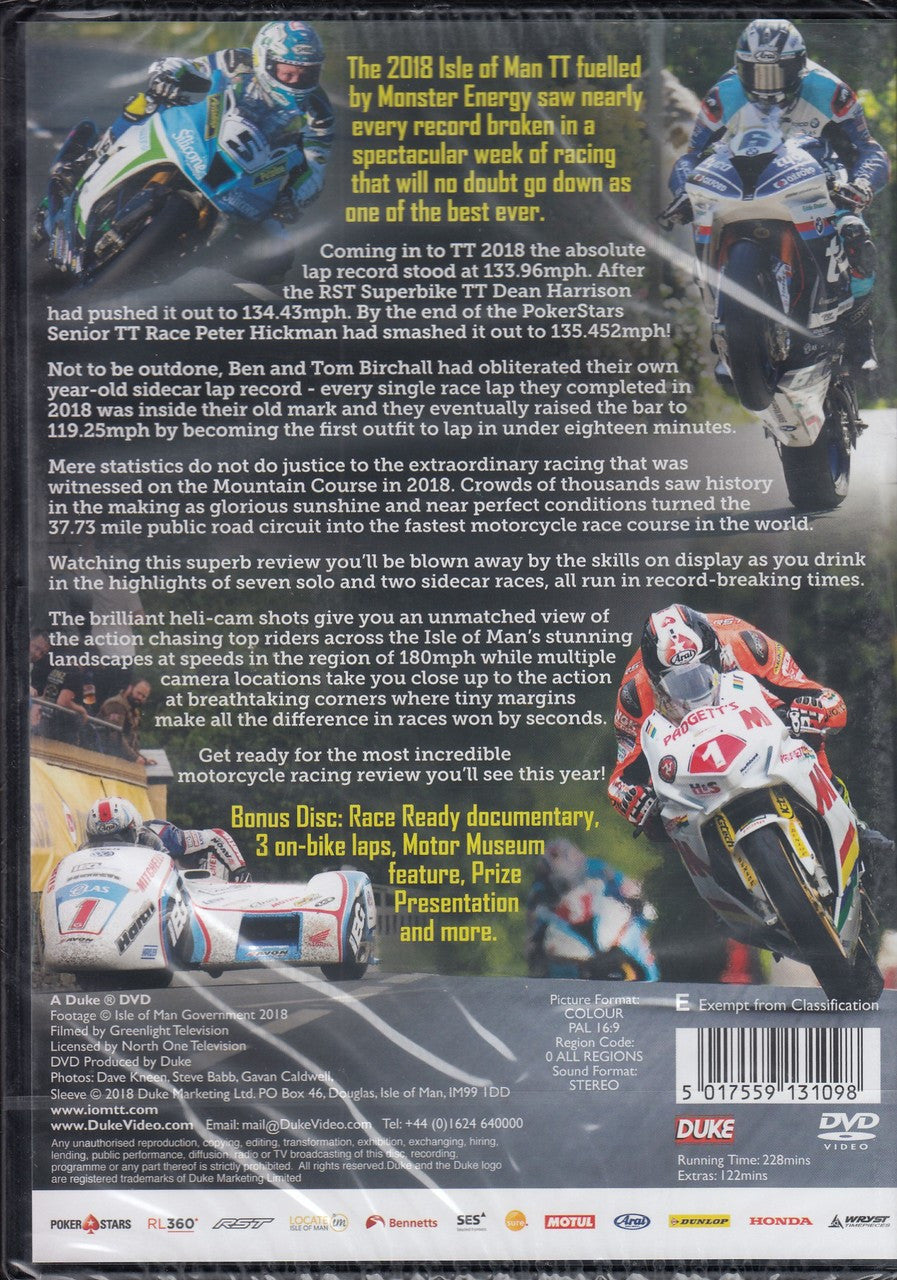 TT 2018 Isle Of Man Official Review DVD
