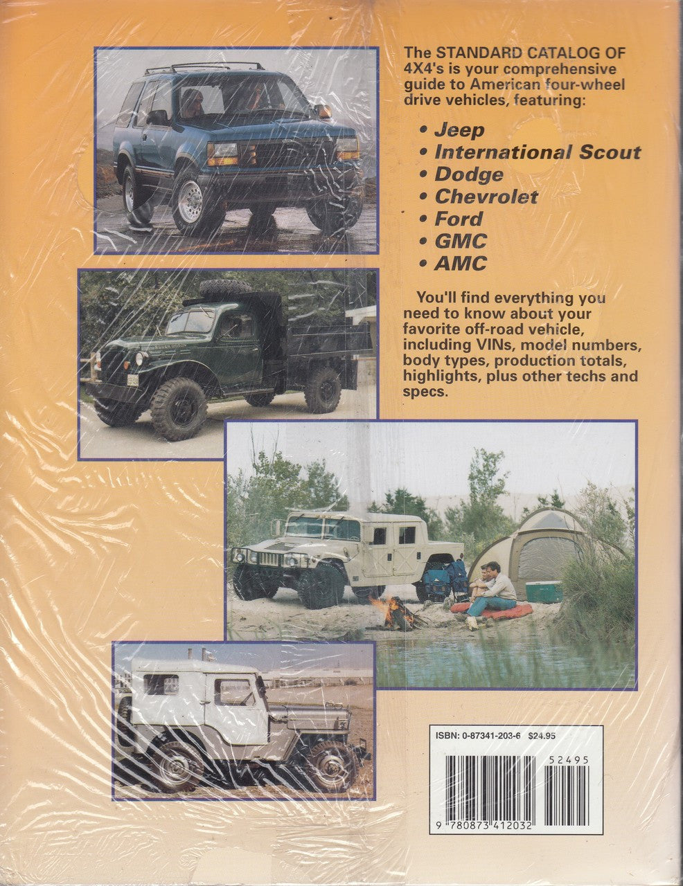 Standard Catalog of 4 x 4's, 1945-1993: A Comprehensive Guide to Four-wheel Drive Vehicles Including Trucks, Vans, Sports Sedans and Sport Utility Vehicles