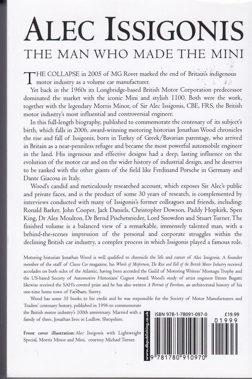 Alec Issigonis - The Man Who made The Mini (paperback)