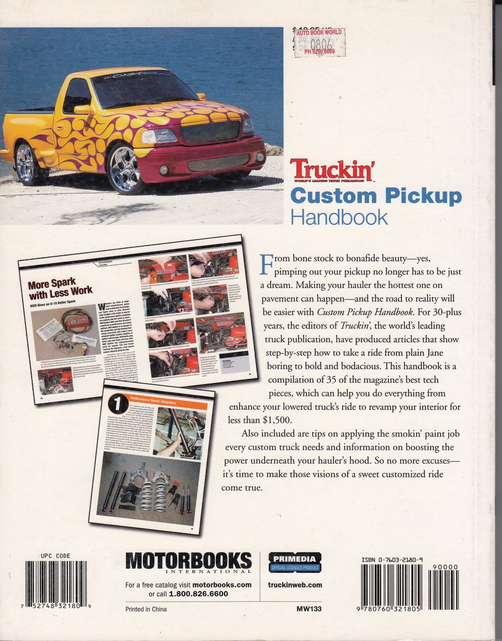 Truckin' Custom Pickup Handbook (by Truckin magazine, 2005) (9780760321805)