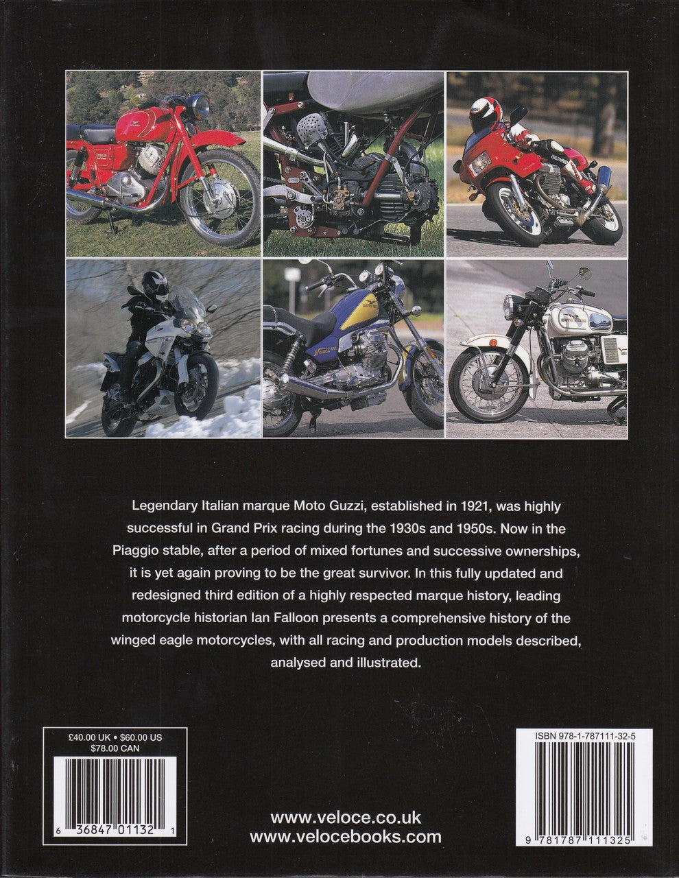 The Moto Guzzi Story (3rd Edition By Ian Falloon) (9781787111325)