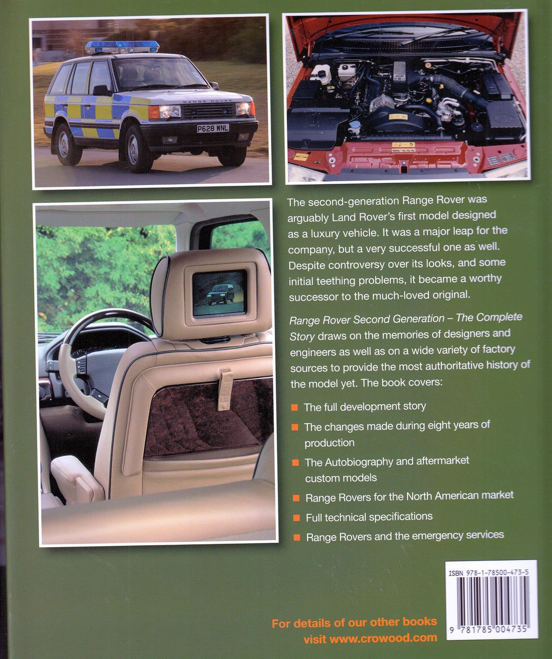 Range Rover Second Generation - The Complete Story (9781785004735)