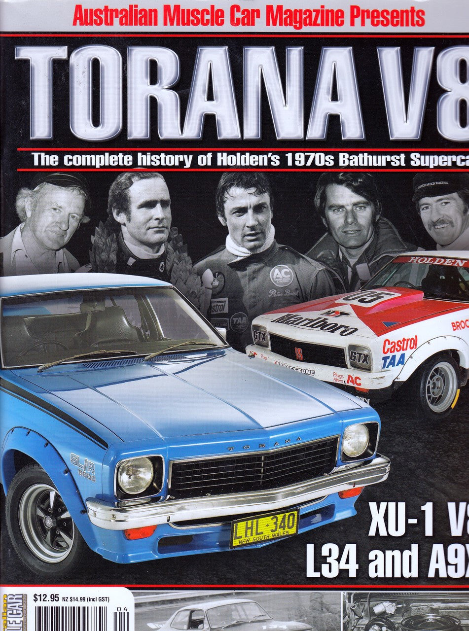 Torana V8The Complete history of holden's 1870s Bathurst Supercar (X-U1 V8 L34 through to the A9x)