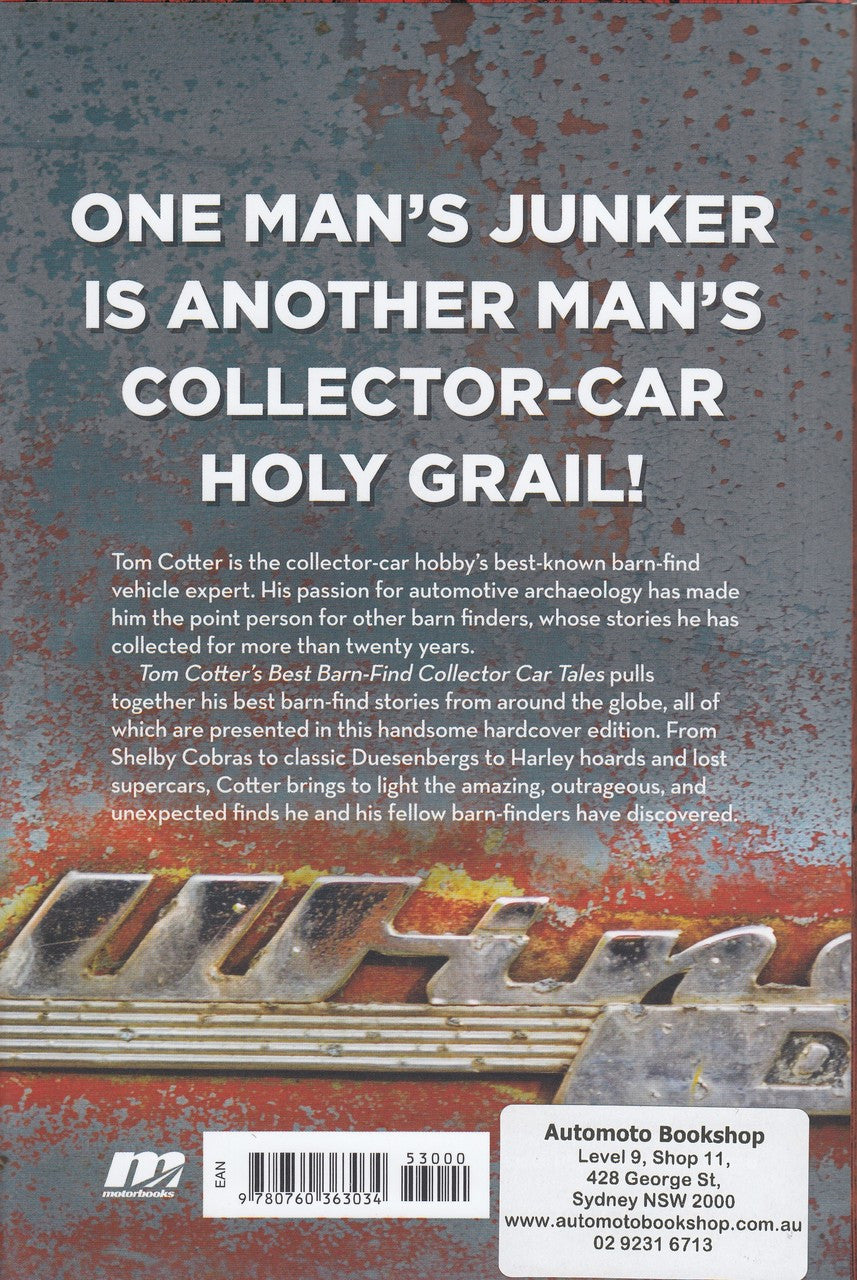 Tom Cotter's Best Barn-Find Collector Car Tales (9780760363034)