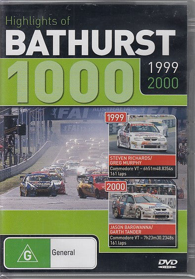 Highlights of Bathurst 1000 1999 2000 DVD (9398710613391)