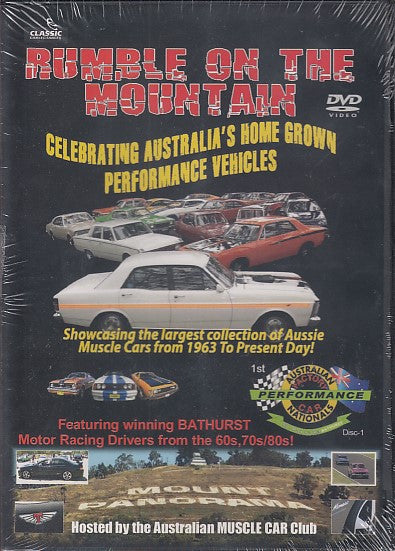 Aussie Muscle Cars on Conrod and Rumble on the Mountain DVD Set (2 dvds)