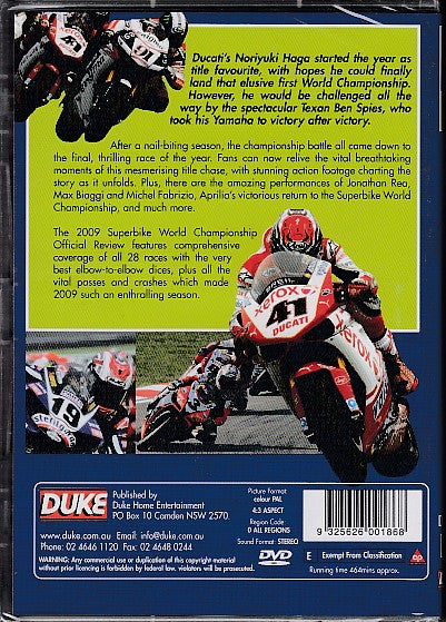 Superbike World Championship 2009: The Official FIM Review DVD