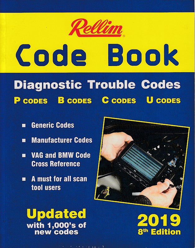 Rellim Code Book - Diagnostic Trouble Codes 2019, 8th Edition (9781876953782)