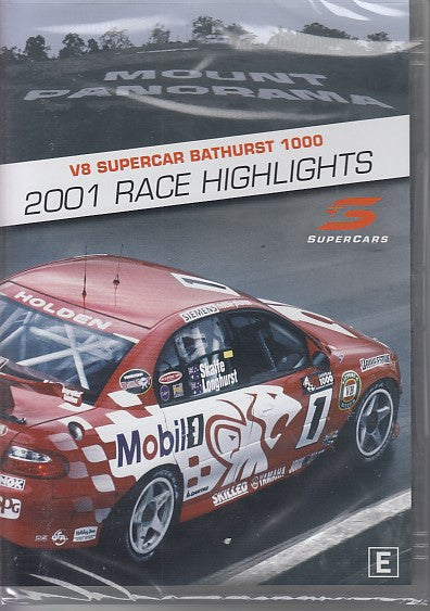 V8 Supercar Bathurst 1000 2001 Race Highlights DVD (9340601002166)