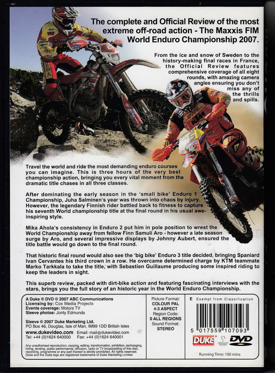 World Enduro Championship 2007 DVD