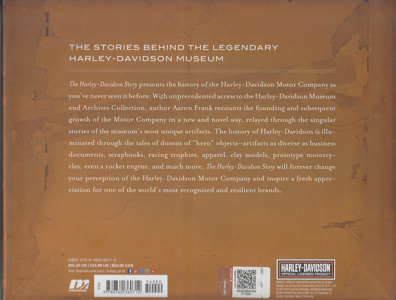 The Harley-Davidson Story: Tales from the Archives (9780760360712)