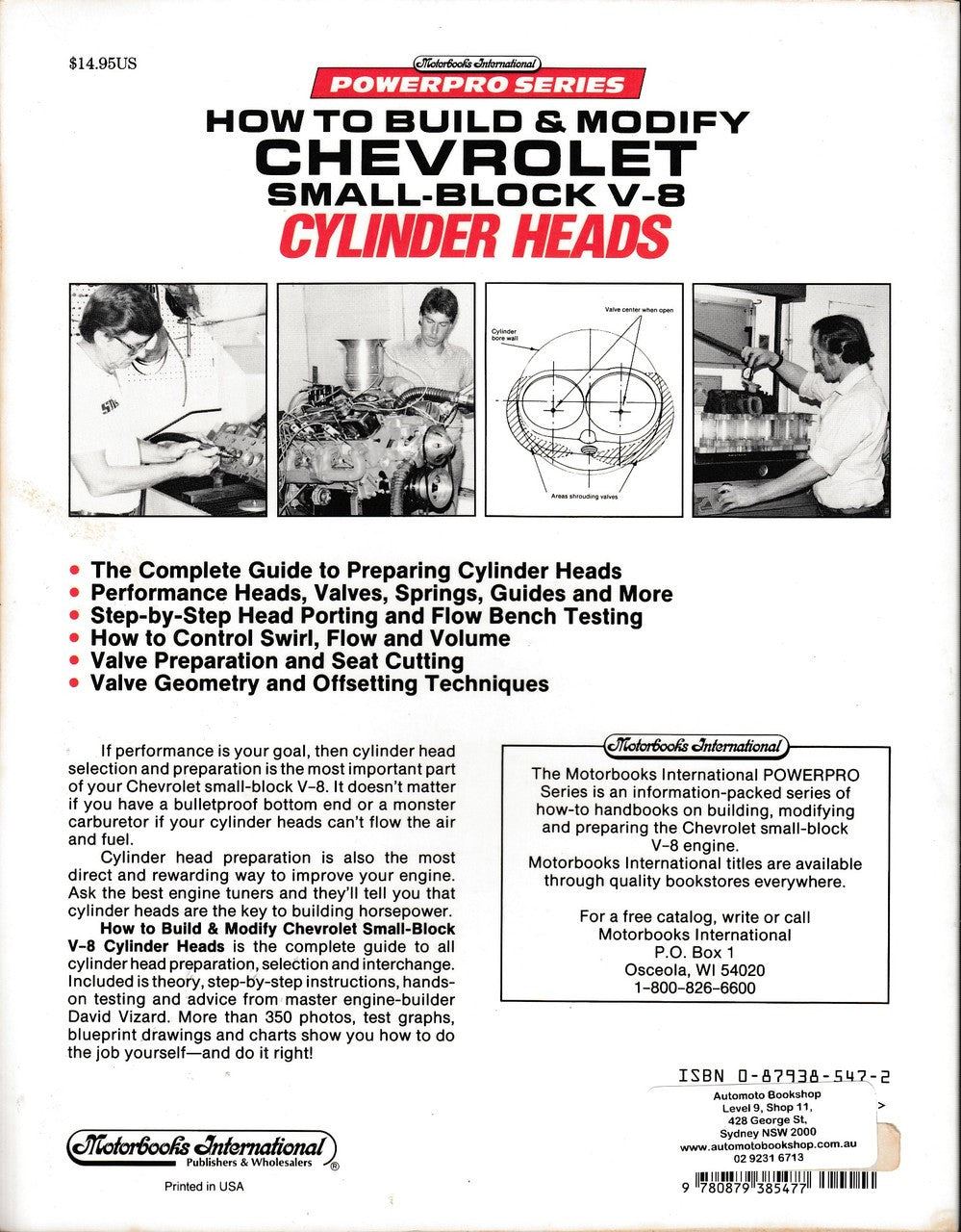 How to Build & Modify Chevrolet Small-Block V-8 Cylinder Heads (David Vizard) (9780879385477)