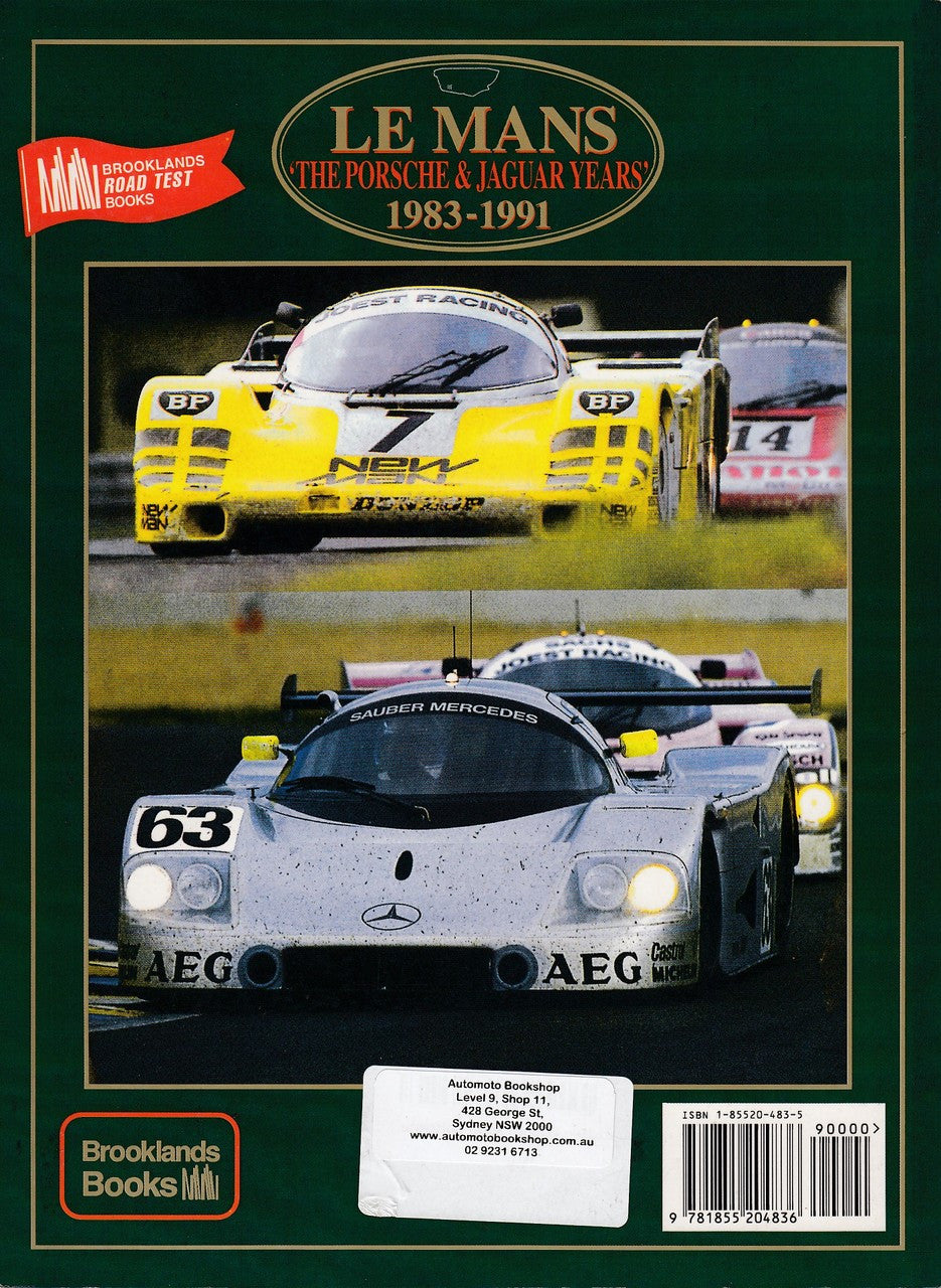 Le Mans the Porsche & Jaguar Years 1983 - 1991 (Brooklands Books) (9781855204836)
Details