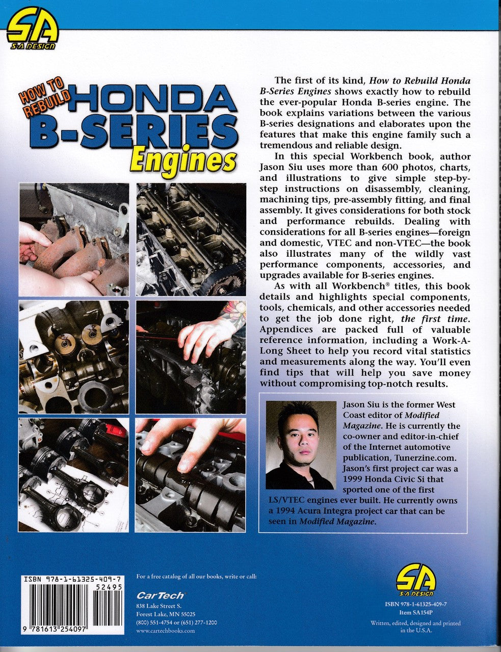 How To Rebuild Honda B-Series Engines (Jason Siu) (9781613254097)