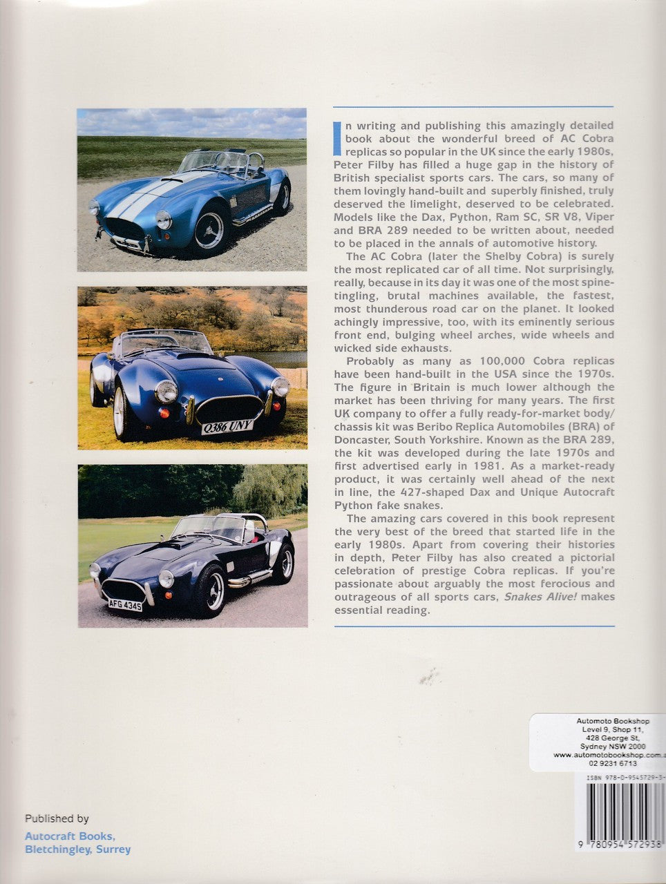 Snakes Alive! The Cream of 1980s British Cobra Replicas (9780954572938)