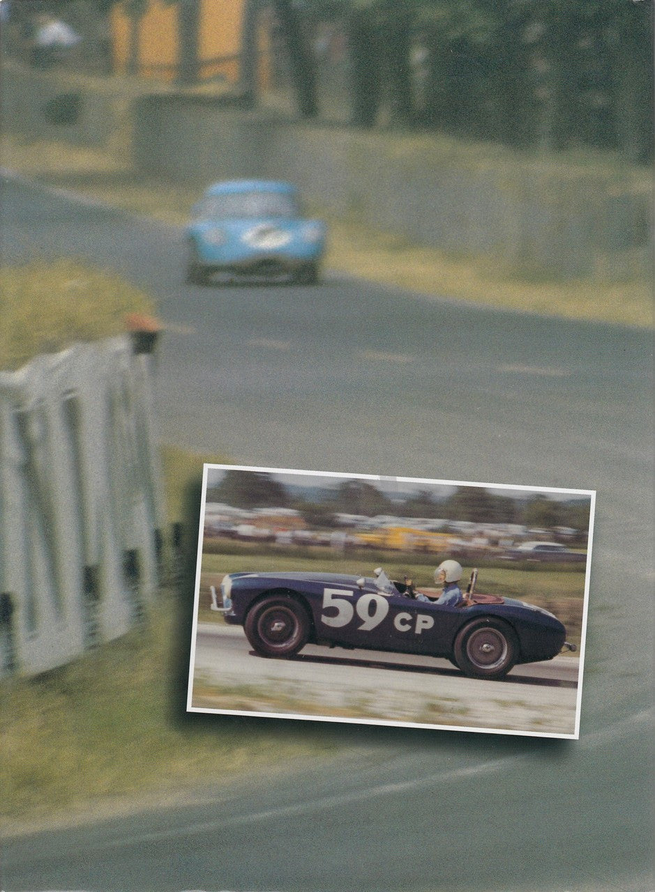 Racing car photo print with number 59 on track
