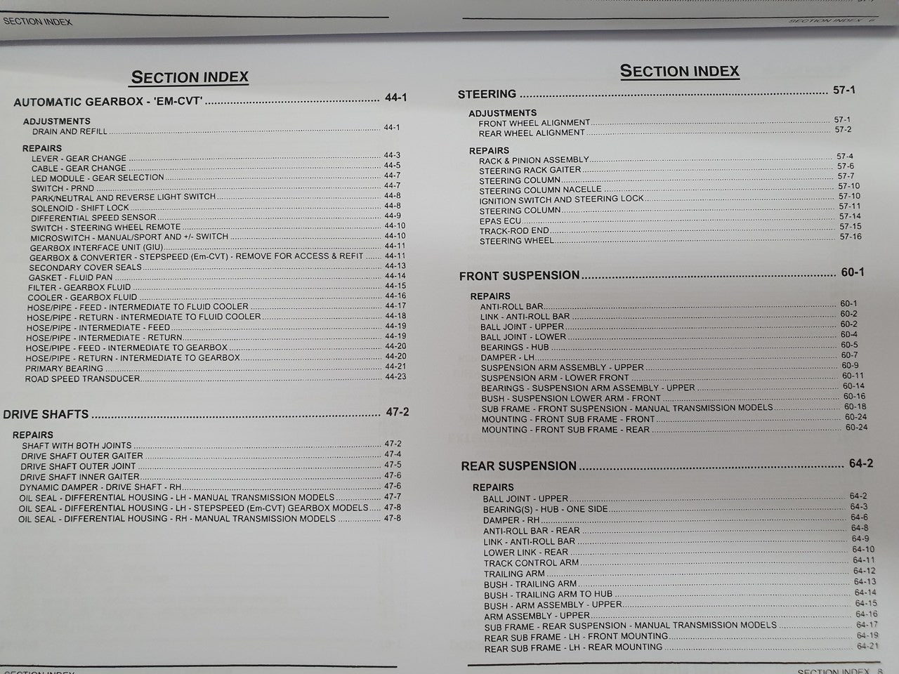 MG TF Workshop Manual
