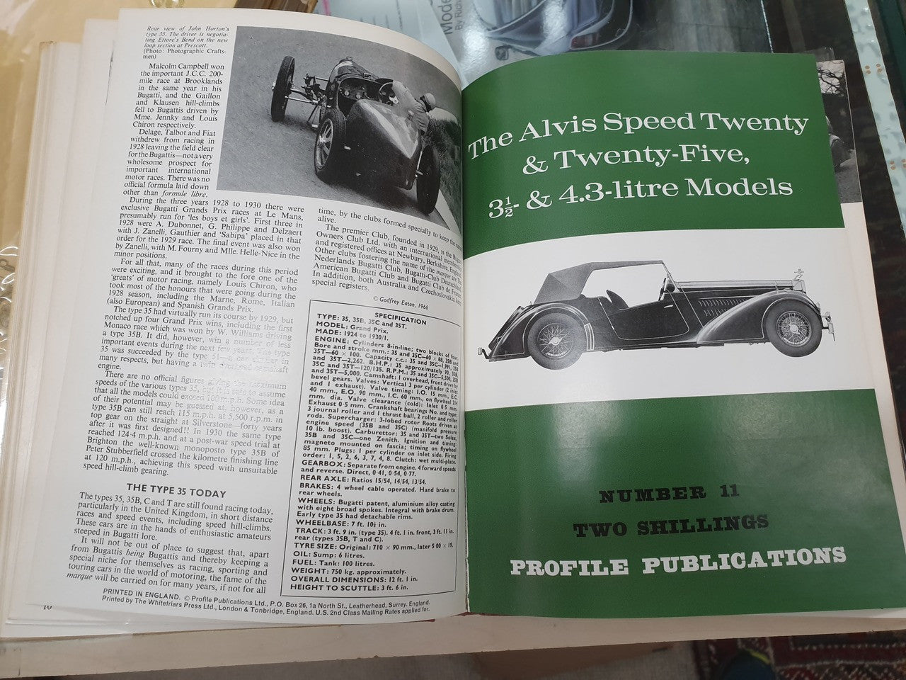 Profile Publications - Complete Set of 96 Books - Classic Car Profiles 1-96 ( Bound 3 Volume Set)