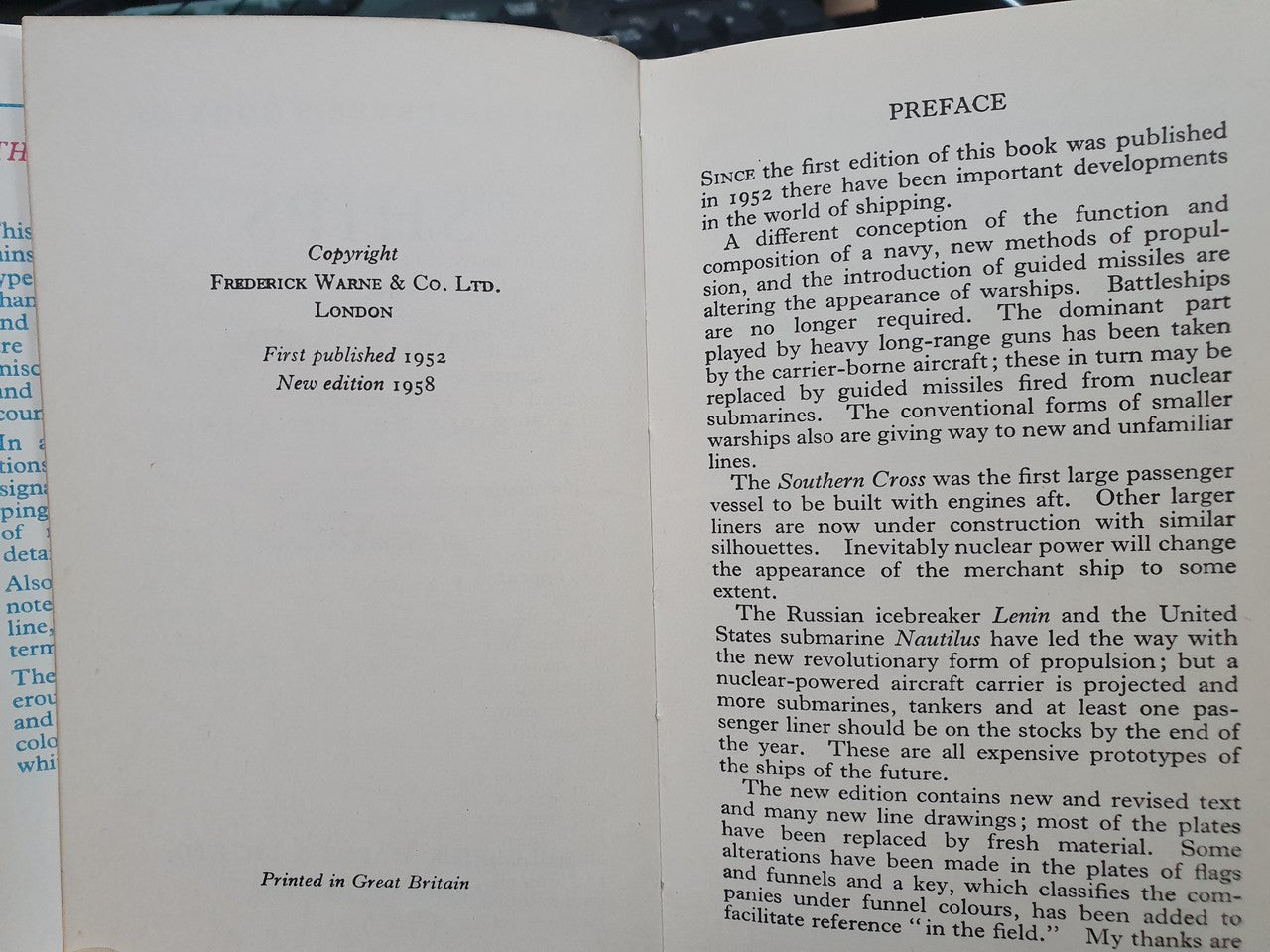 The observer's book of ships - (Observer's pocket series by Frank E Dodman)
